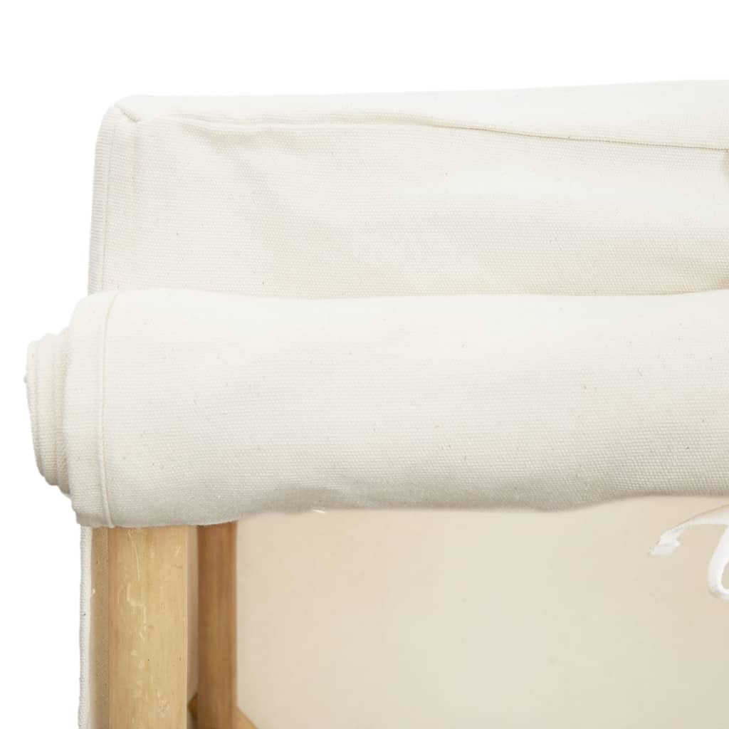 Leichter Bambus-Kleiderschrank mit Stoffbezug - Schlafzimmerschrank - Schrank
