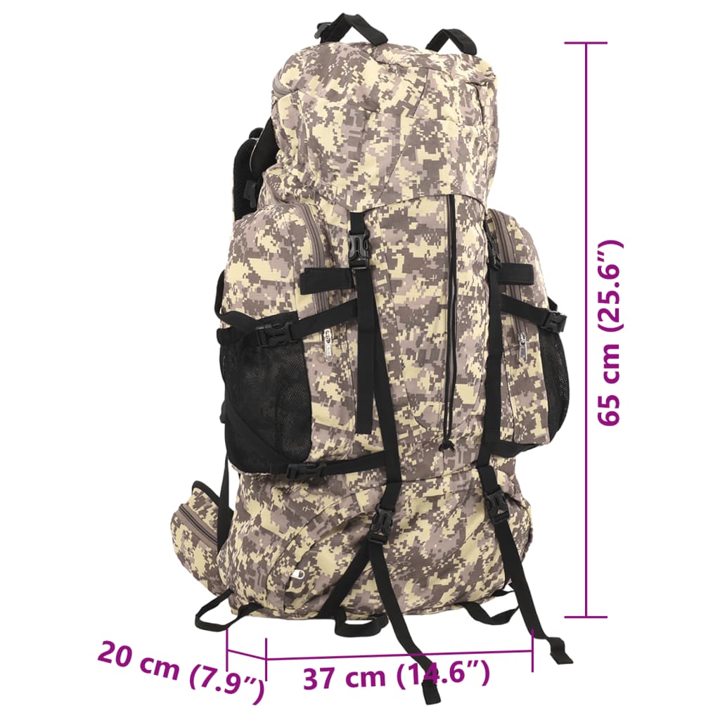 Wanderrucksack - Campingrucksack - Trekking - 60 Liter Volumen - wasserabweisend