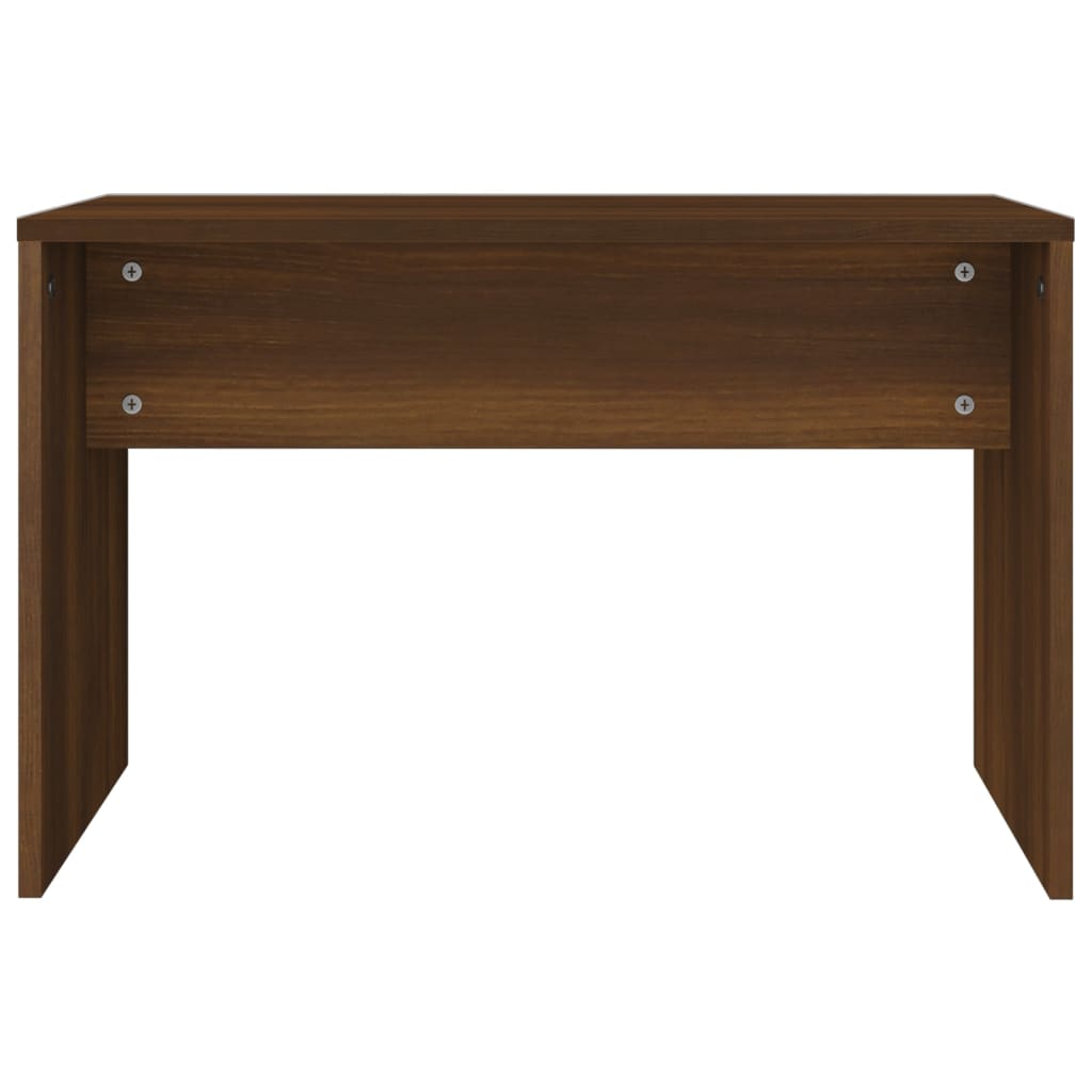 Zeitloses Schminktisch Set mit Spiegel - Sitzbank - Frisiertisch - 74,5x40x141
