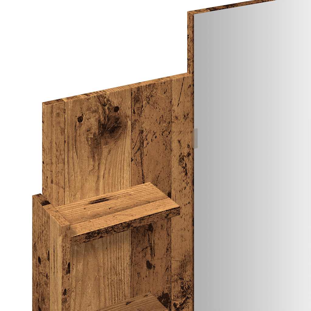 Zeitloser Frisiertisch mit Spiegel & Schubladen - Schminktisch - 96 x 39 x 142cm