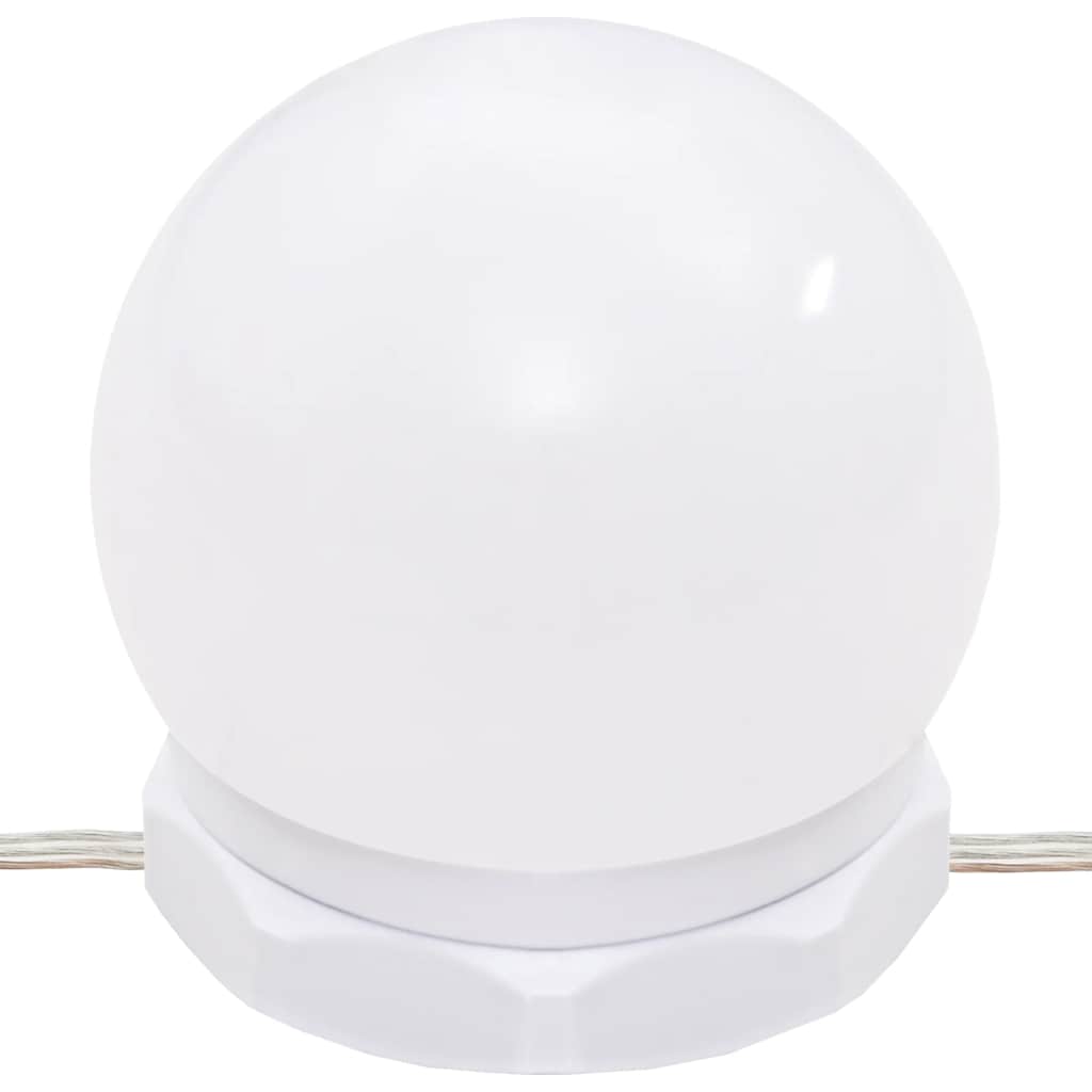 Moderner Schminktisch - mit LED-Spiegel - Schubladen und Ablagen - 96 x 40 cm