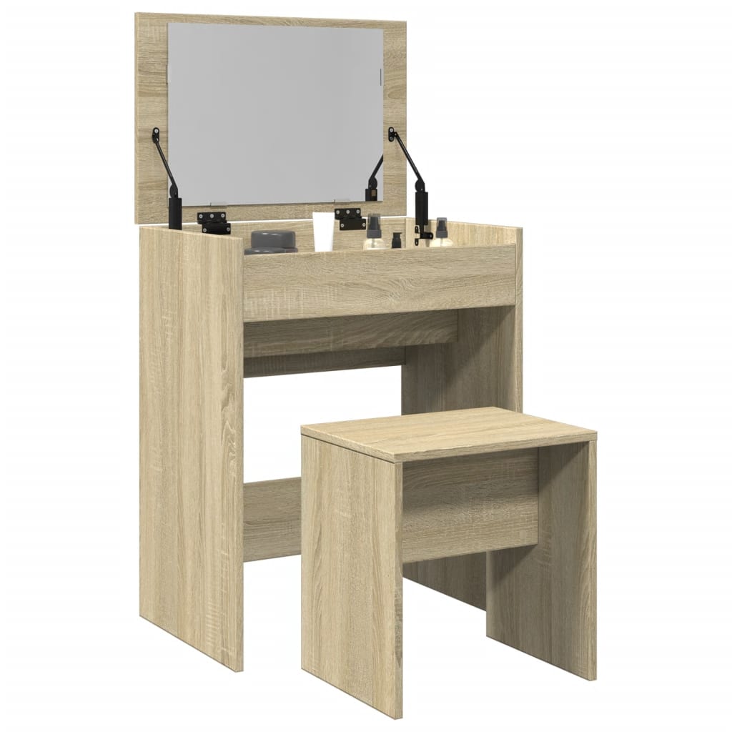 Kleiner Schminktisch - Kosmetiktisch - Frisiertisch - Makeuptisch - mit Sitzbank