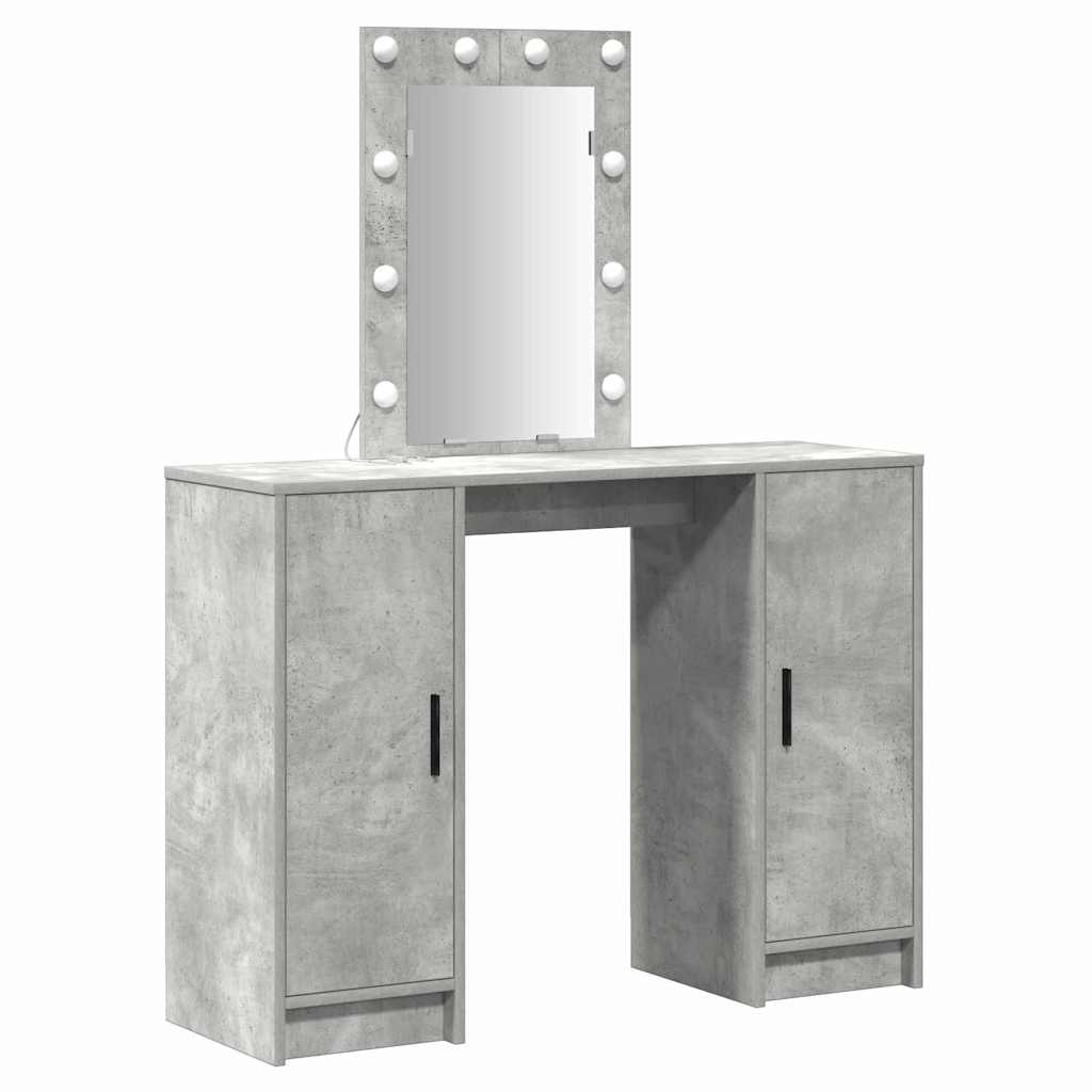 Eleganter Schminktisch mit LED - Makeuptisch - Frisiertisch - 102 x 33 x 135 cm