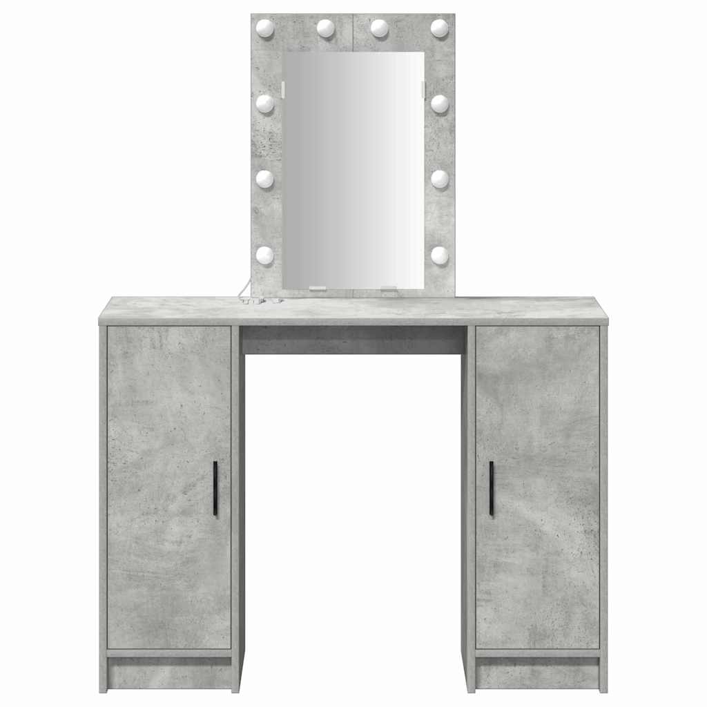 Eleganter Schminktisch mit LED - Makeuptisch - Frisiertisch - 102 x 33 x 135 cm