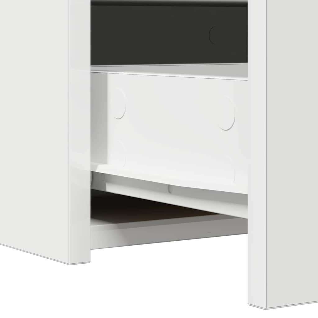 Makeuptisch - Schminkkommode - Schminkplatz - Wandspiegel - 60 x 40 x 70 cm