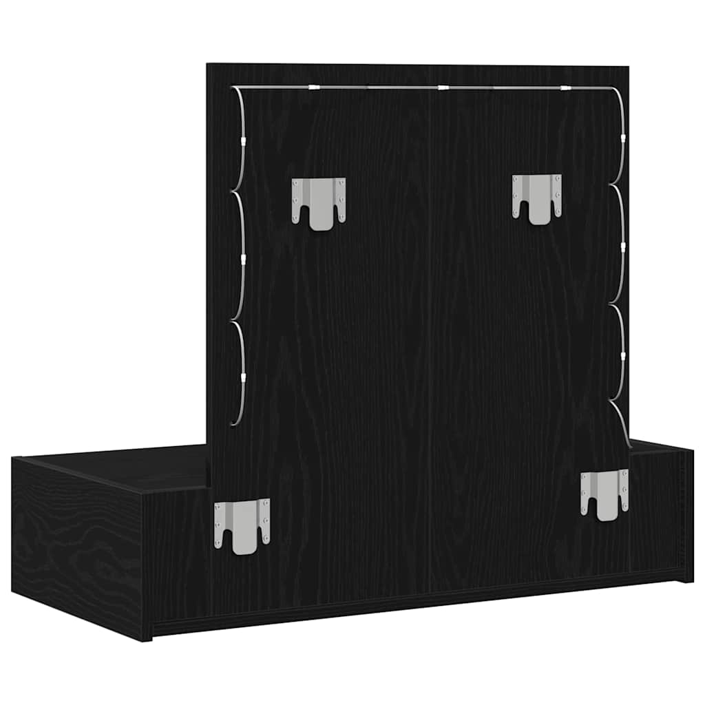Zeitgemäßer Schminktisch - Wandbefestigung - Spiegelkommode - 83 x 40 x 70 cm