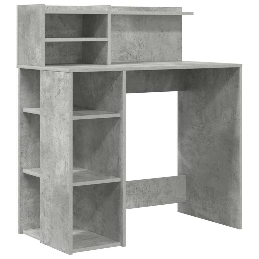 Schreibtisch - Regalschreibtisch - Homeoffice - PC-Tisch - 90 x 48 x 101.5 cm