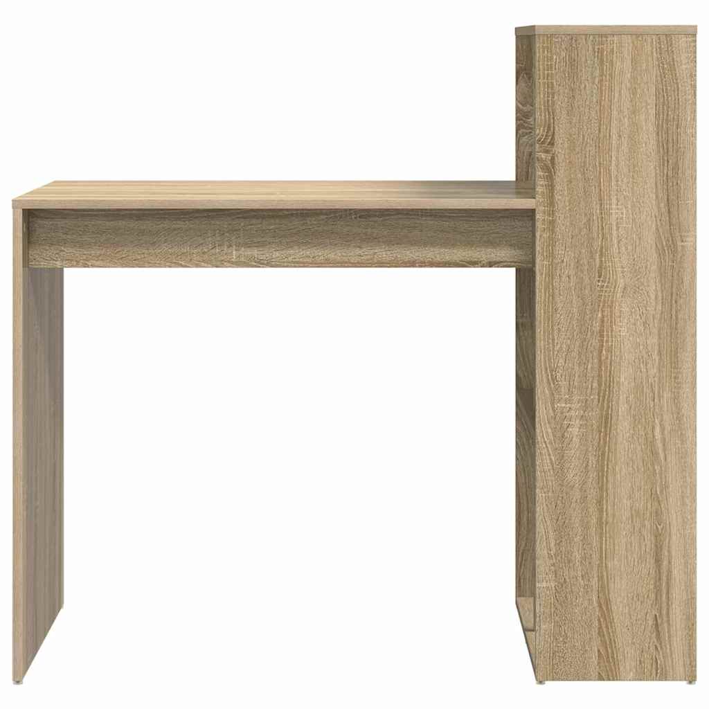 TOP Schreibtisch mit Regal - Computertisch - Homeoffice - 108 x 55 x 103.5 cm