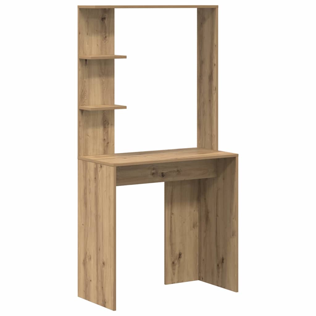 Schreibtisch - Regalschreibtisch - Homeoffice - Bürotisch - 78,5 x 37 x 154,5 cm