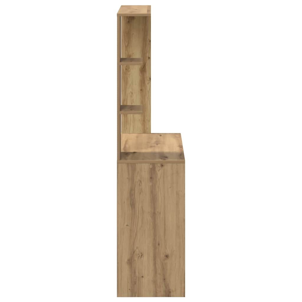 Schreibtisch - Regalschreibtisch - Homeoffice - Bürotisch - 78,5 x 37 x 154,5 cm