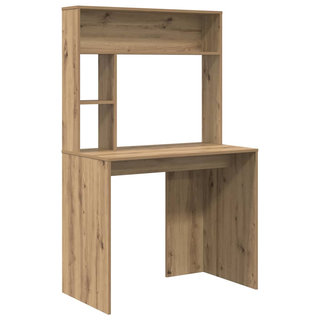 Moderner Schreibtisch - Bürotisch - Regalschreibtisch - Workstation - 91 x 149cm