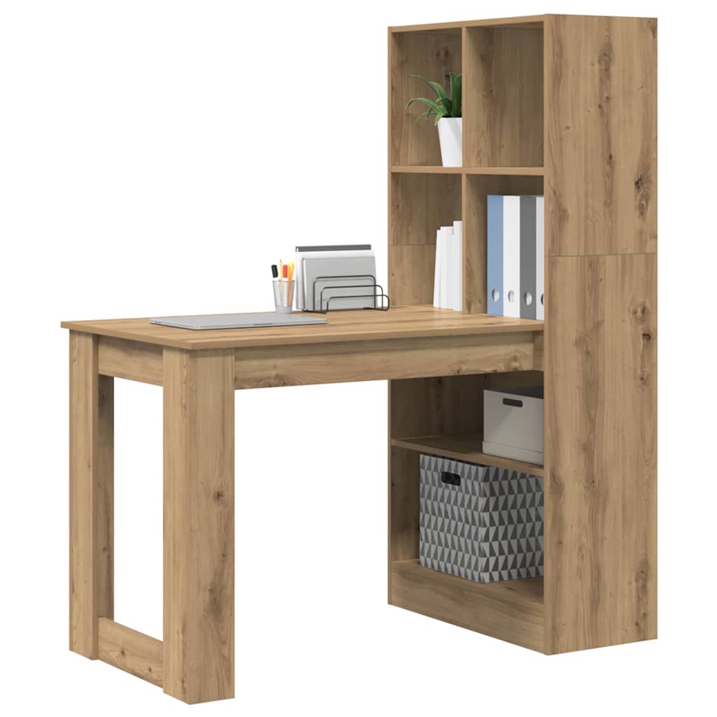 Schreibtisch - Bürotisch - Workstation - Homeoffice - Computertisch - 122x145 cm