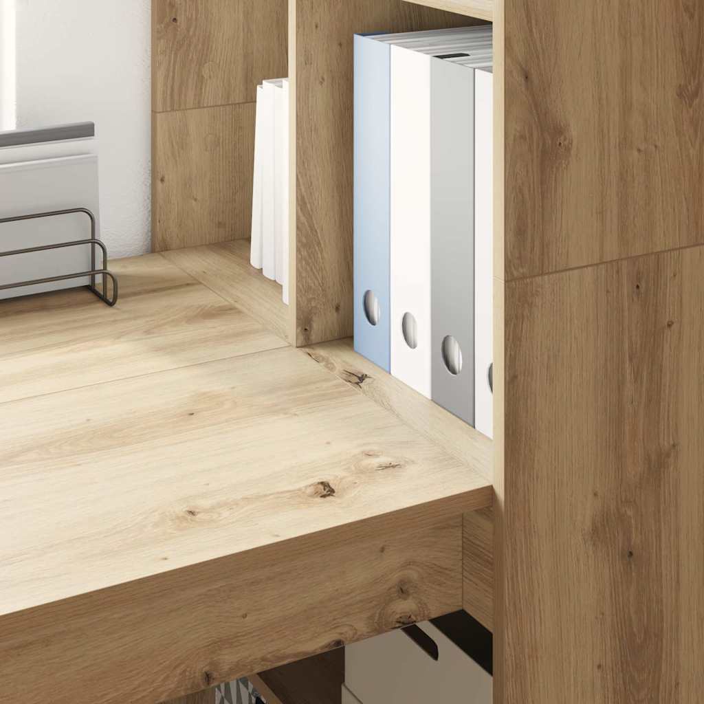 Schreibtisch - Bürotisch - Workstation - Homeoffice - Computertisch - 122x145 cm