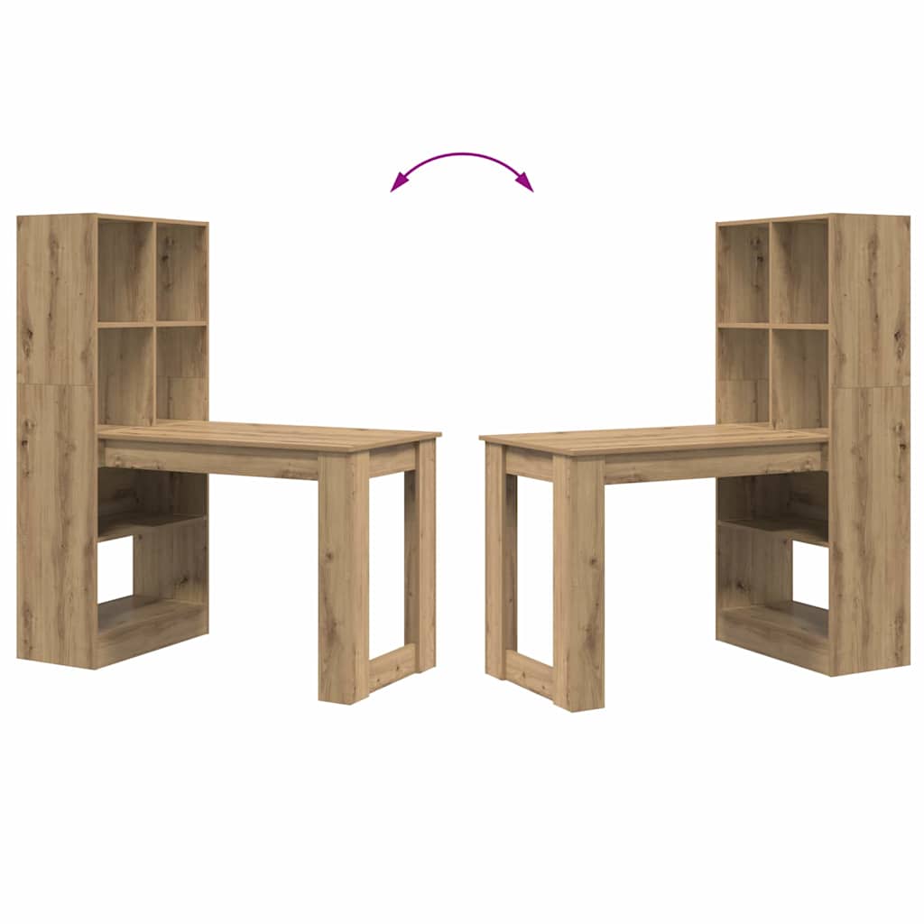 Schreibtisch - Bürotisch - Workstation - Homeoffice - Computertisch - 122x145 cm
