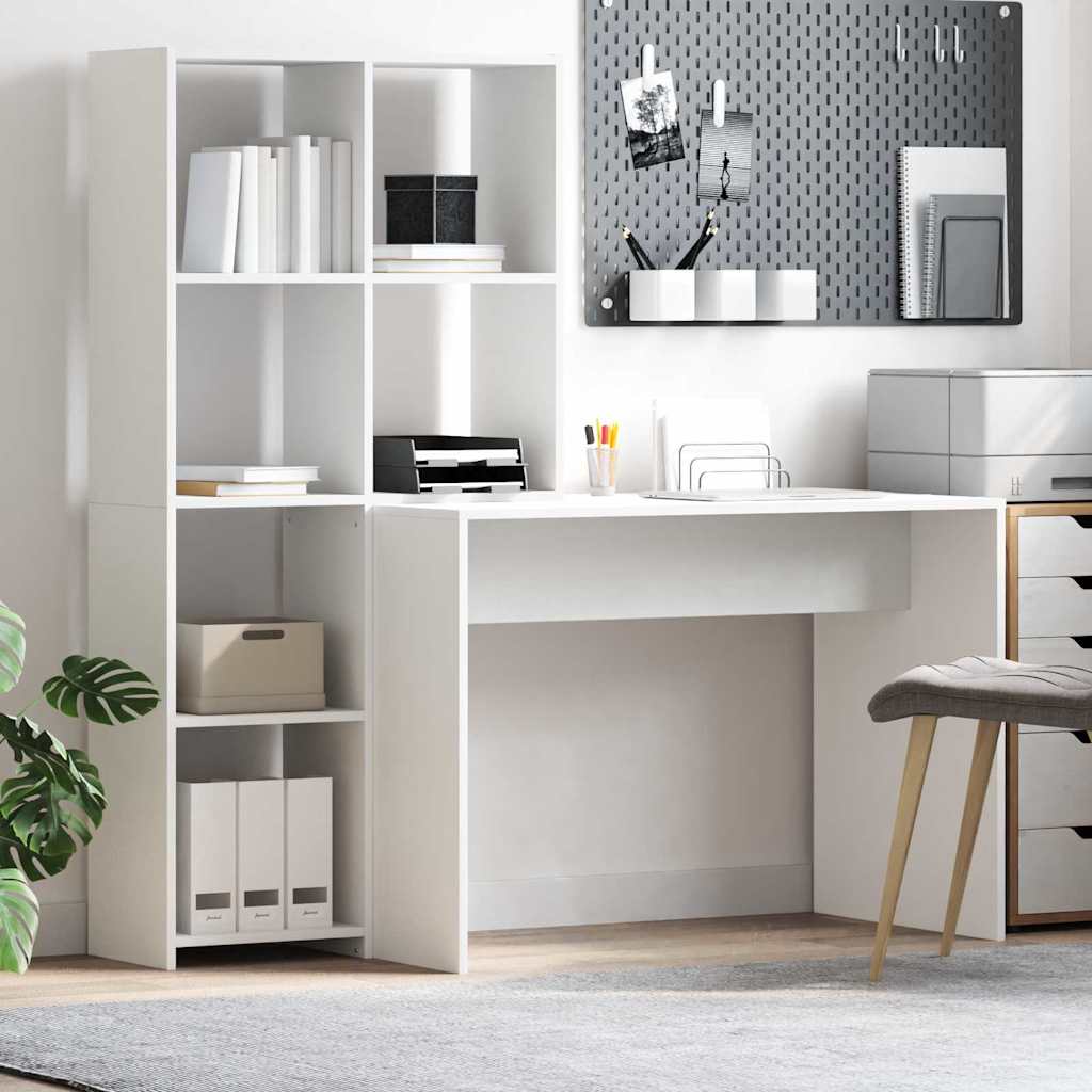 Regal-Schreibtisch - Bürotisch - Regalsystem - Computertisch - Homeoffice Desk
