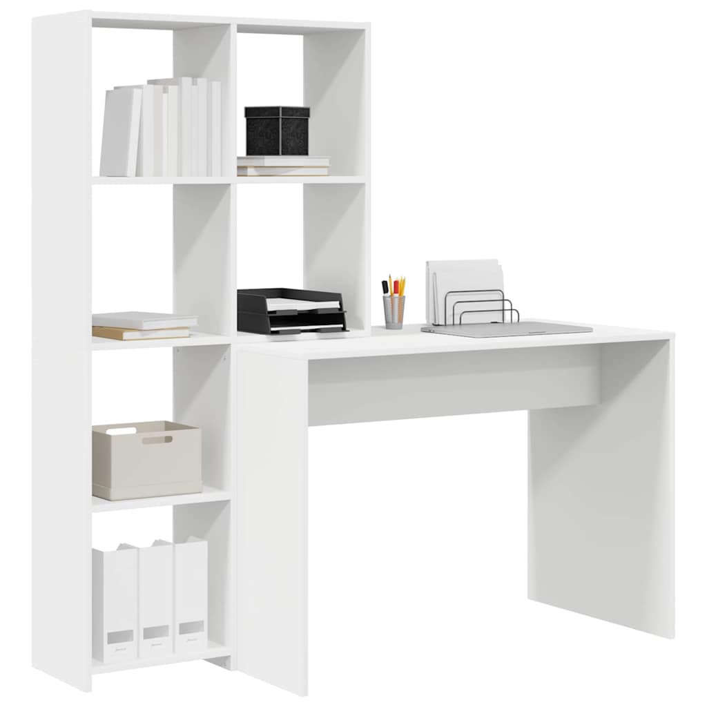 Regal-Schreibtisch - Bürotisch - Regalsystem - Computertisch - Homeoffice Desk