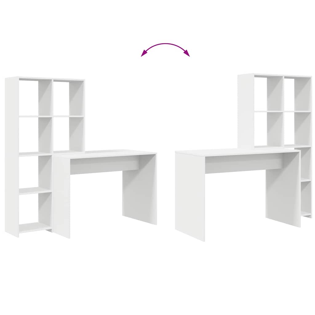 Regal-Schreibtisch - Bürotisch - Regalsystem - Computertisch - Homeoffice Desk