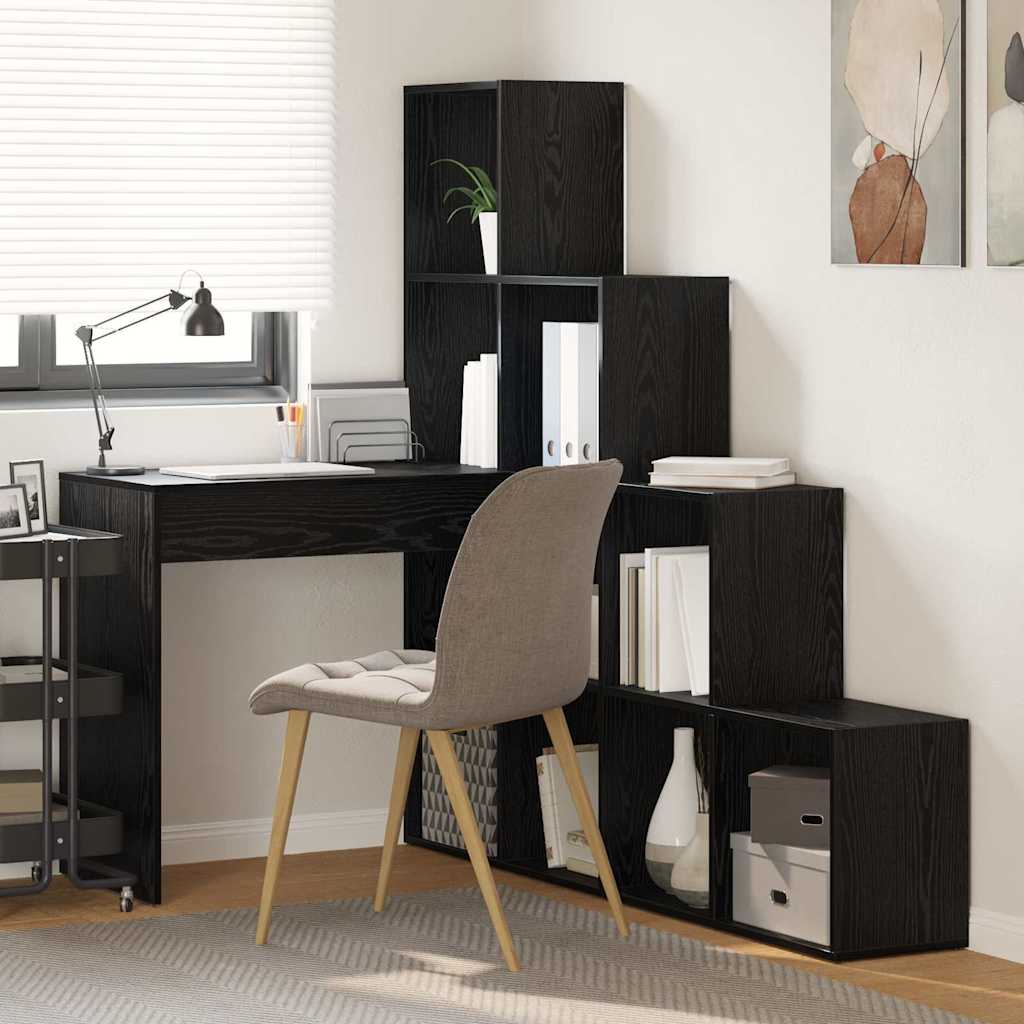 Eckschreibtisch - Bürotisch - Schreibtisch - Regalschreibtisch - Computertisch