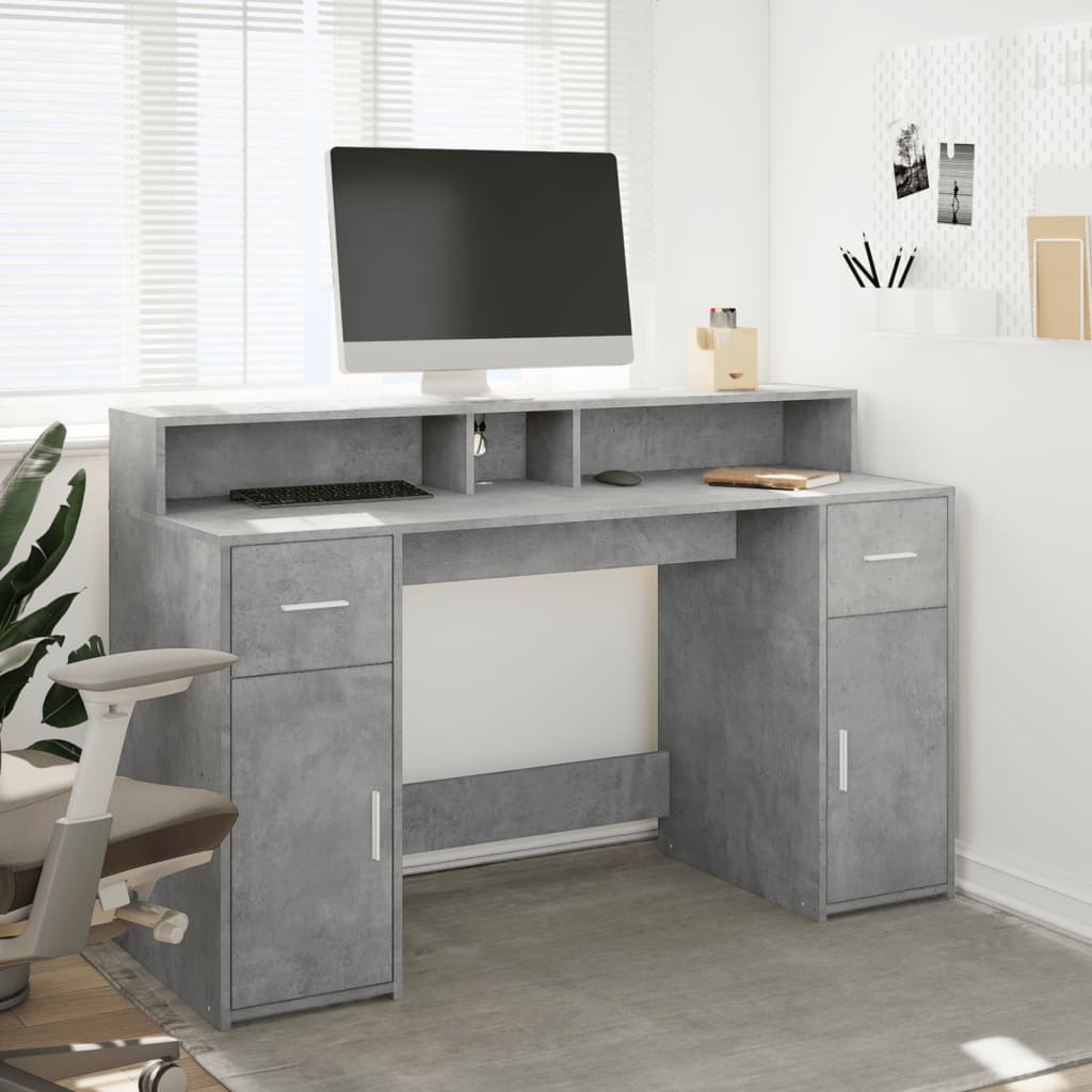 Schreibtisch - LED Desk - Computertisch - PC-Tisch - Gaming -140 x 55 x 91 cm