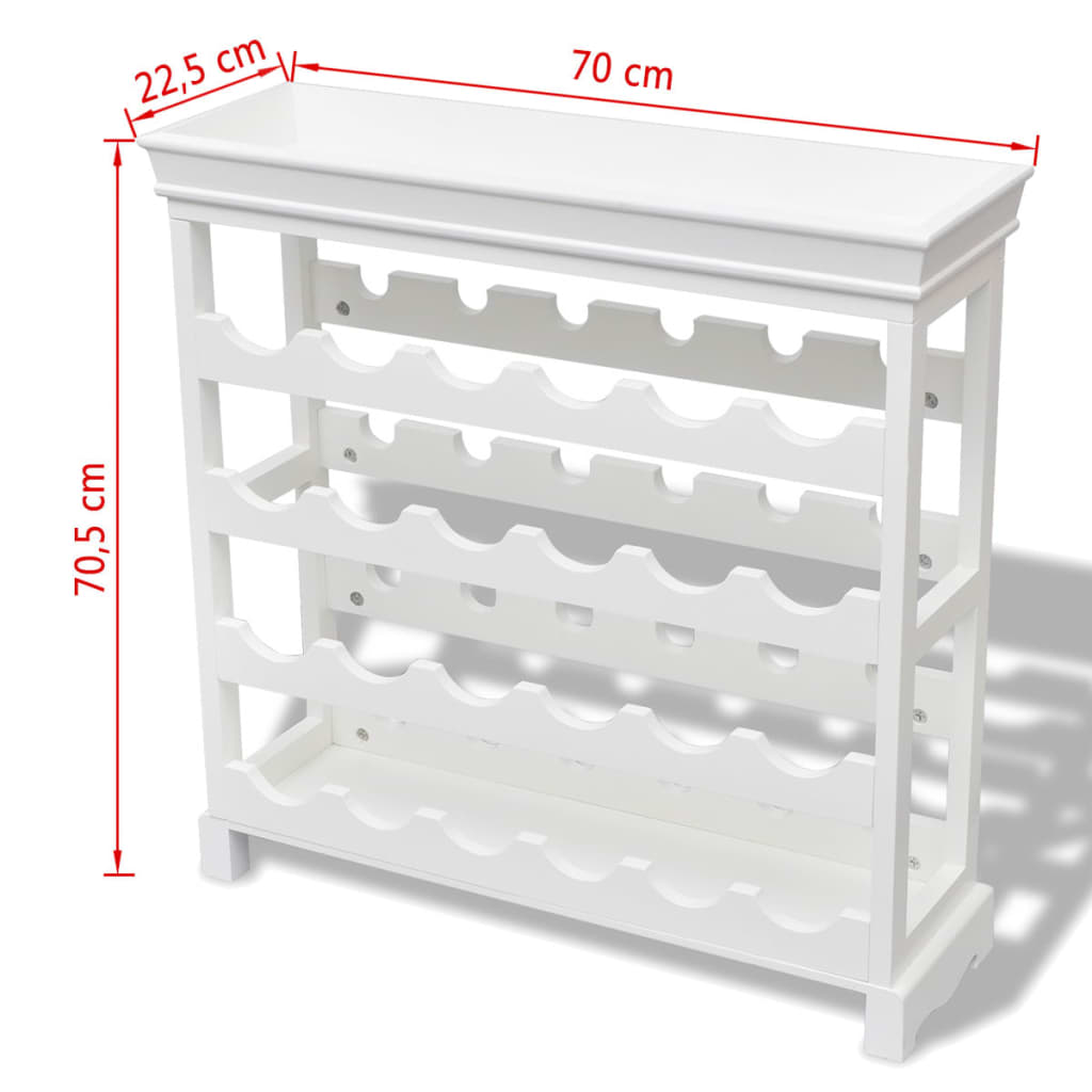 Weinregal - 24 Flaschen - Weinschrank - Flaschenhalter - Hausbar - 70 x 70,2 cm