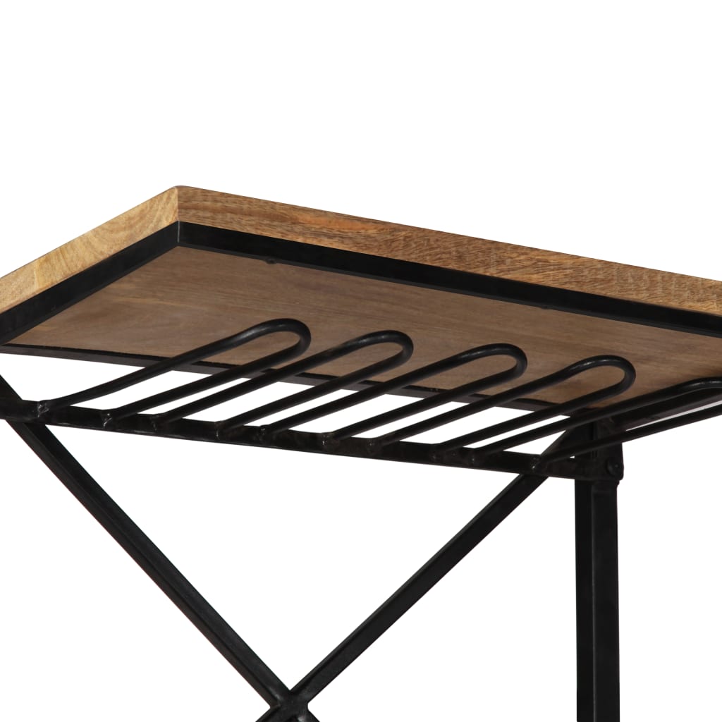 Weinschrank - Traktorregal - Weinregal - Unikat - Mangoholz - Flaschenregal