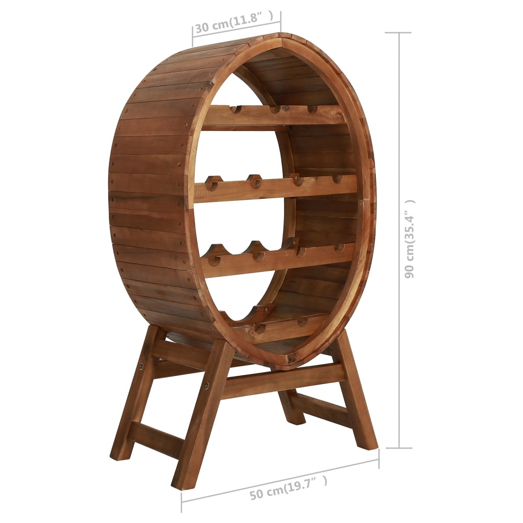 Weinregal - Flaschenhalter - Regal für Weinflaschen - Holzregal - Flaschenregal