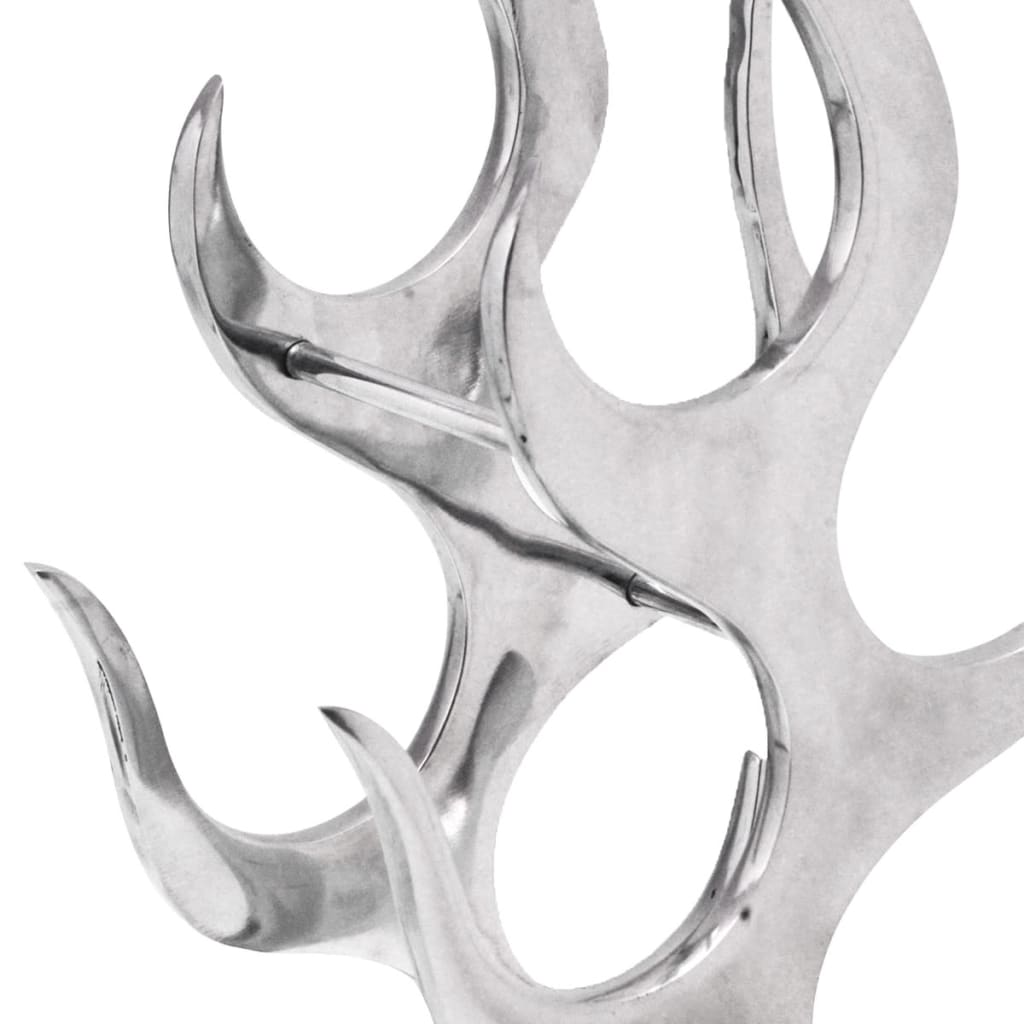 Weinregal in Flammenform - Aluminium - Flaschenregal - Regal für Weinflaschen