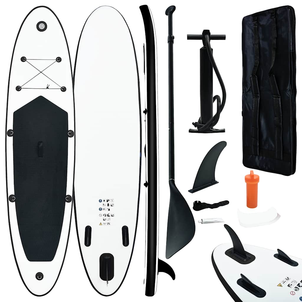 Aufblasbares SUP Board - Stand Up Paddleboard - Surfboard - inkl Zubehör - 360cm