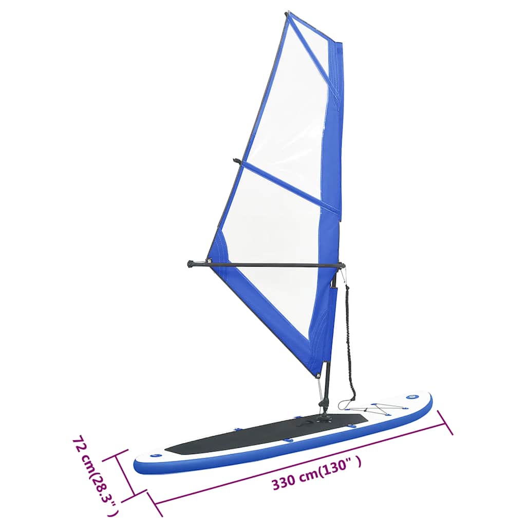 Stand Up Paddleboard - Surfboard - Surfbrett - aufblasbar - inkl. Pumpe - 330 cm