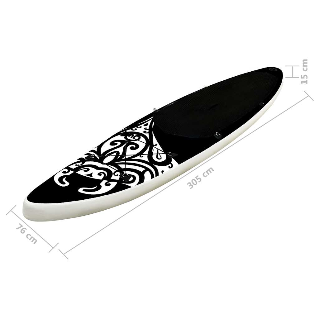 SUP Board aufblasbar - Allround Paddleboard - Surfboard - hohe Tragkraft - 305cm