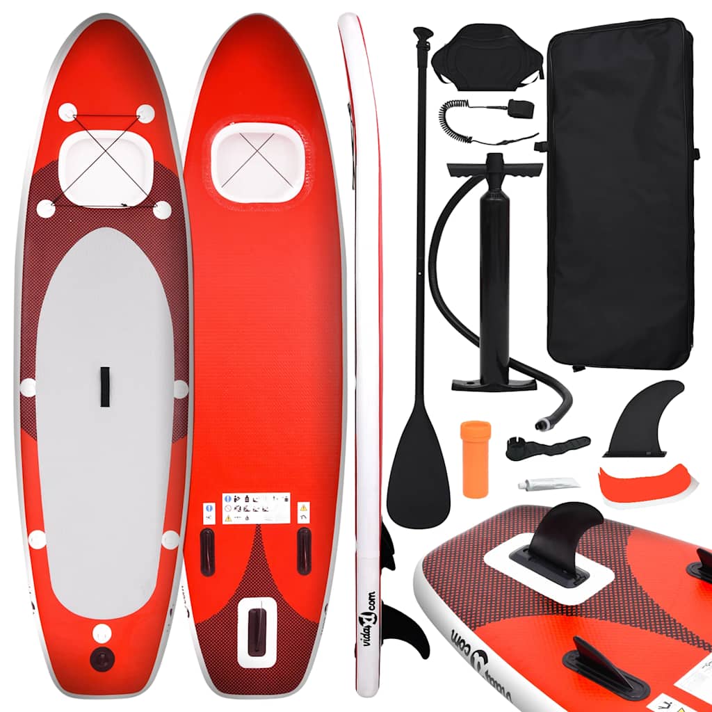 Stand Up Paddleboard - aufblasbar - mit Sitz & Fenster - Paddleboard Set - 300cm