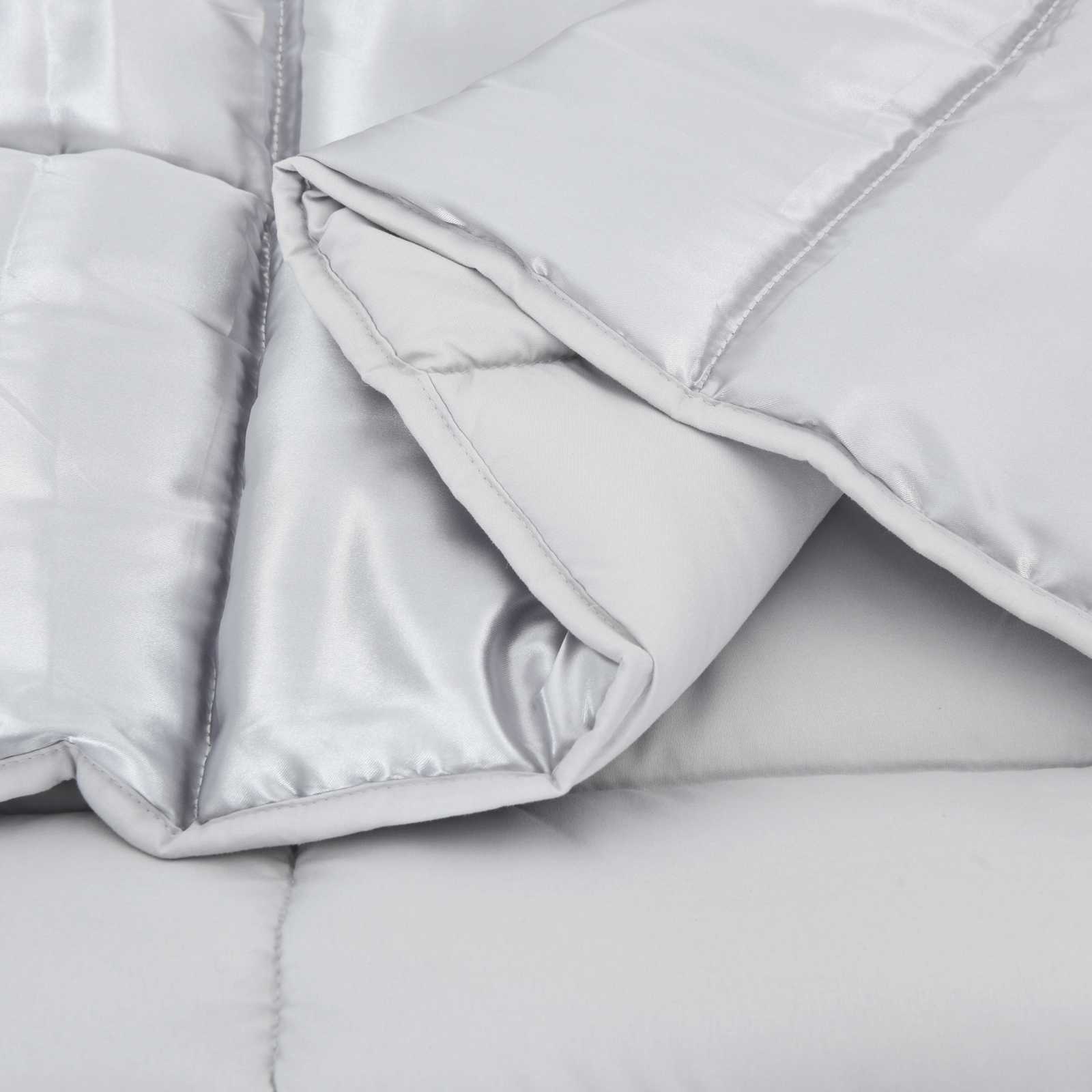 Satin-Sommerdecke - Bettdecke - Mikrofaser - Steppdecke -Bettwäsche - Größenwahl