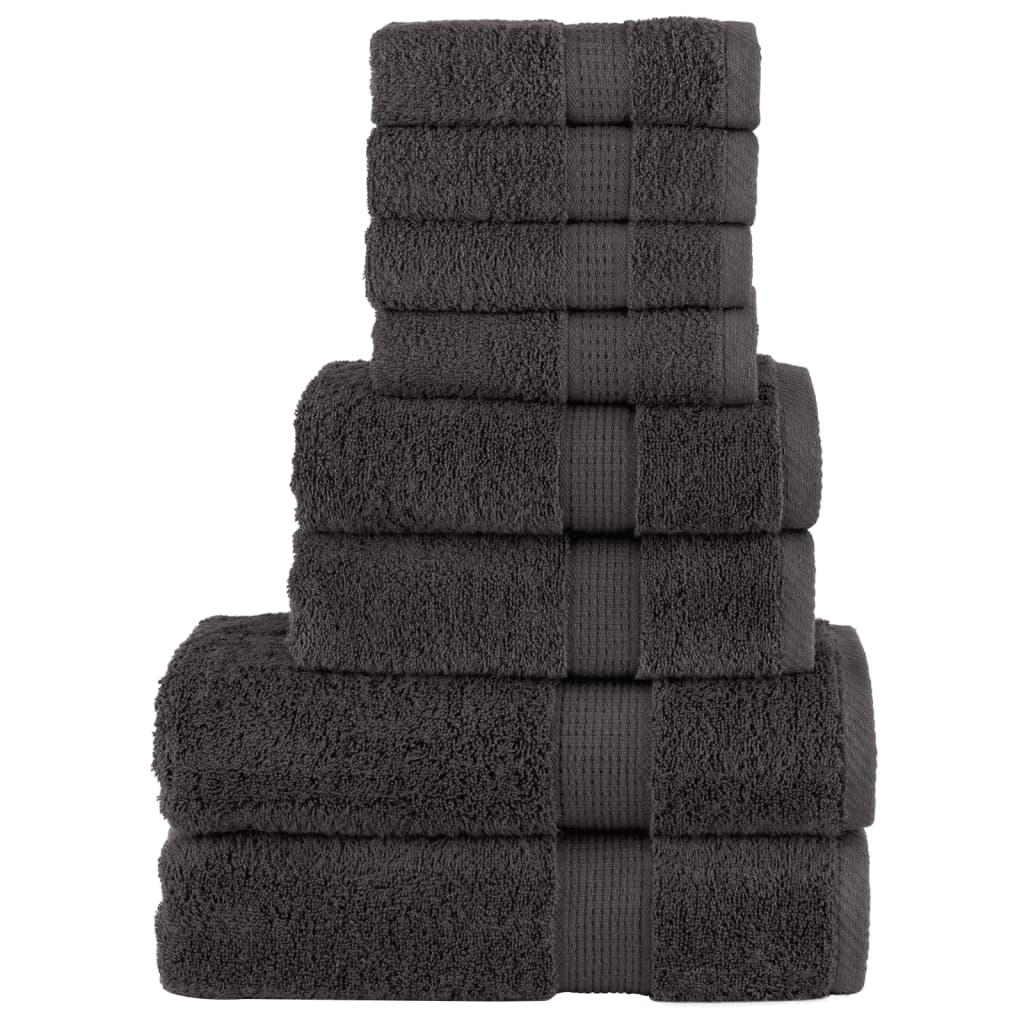 8 tlg. Premium-Handtuch-Set - Gästehandtuch - Handtuch - Duschtuch - Farbwahl
