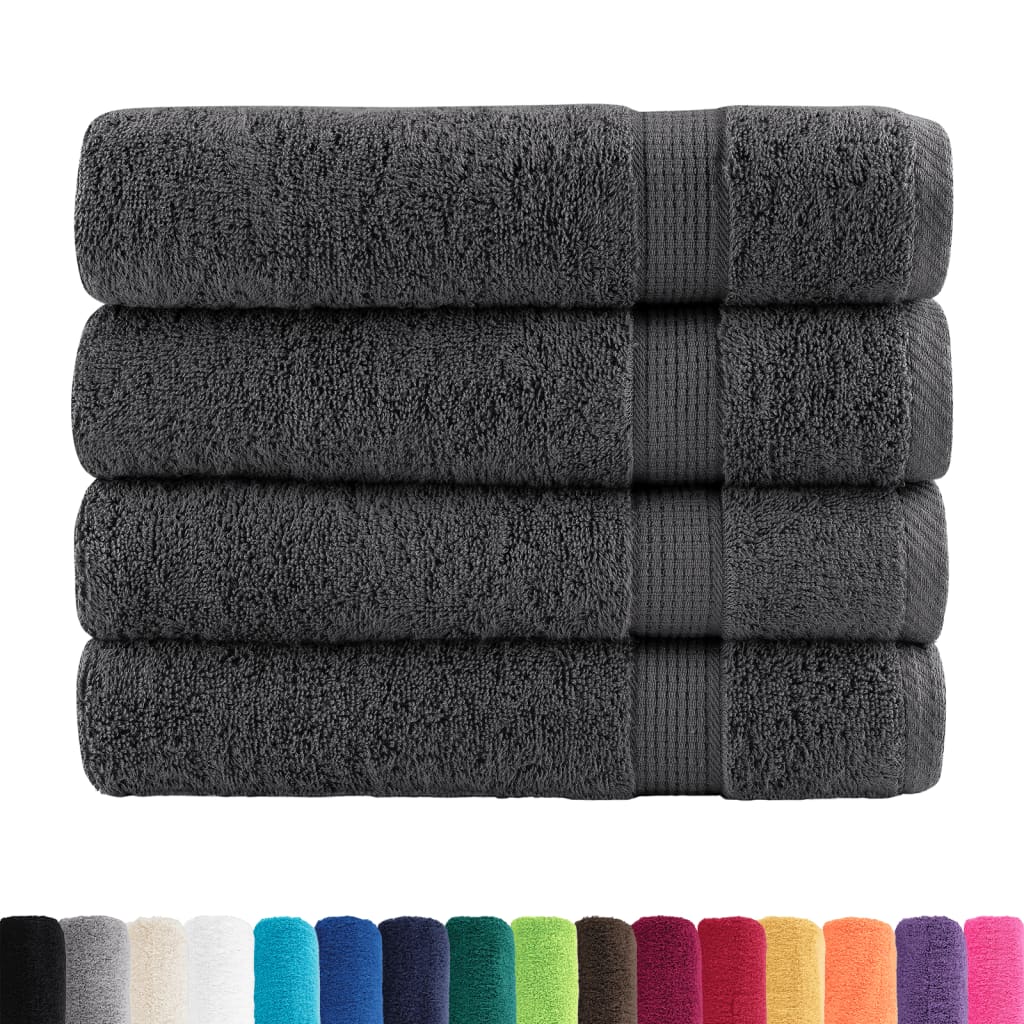 4 x Premium Badetücher - Strandtuch - Duschtuch - Handtuch - 100% Baumwolle