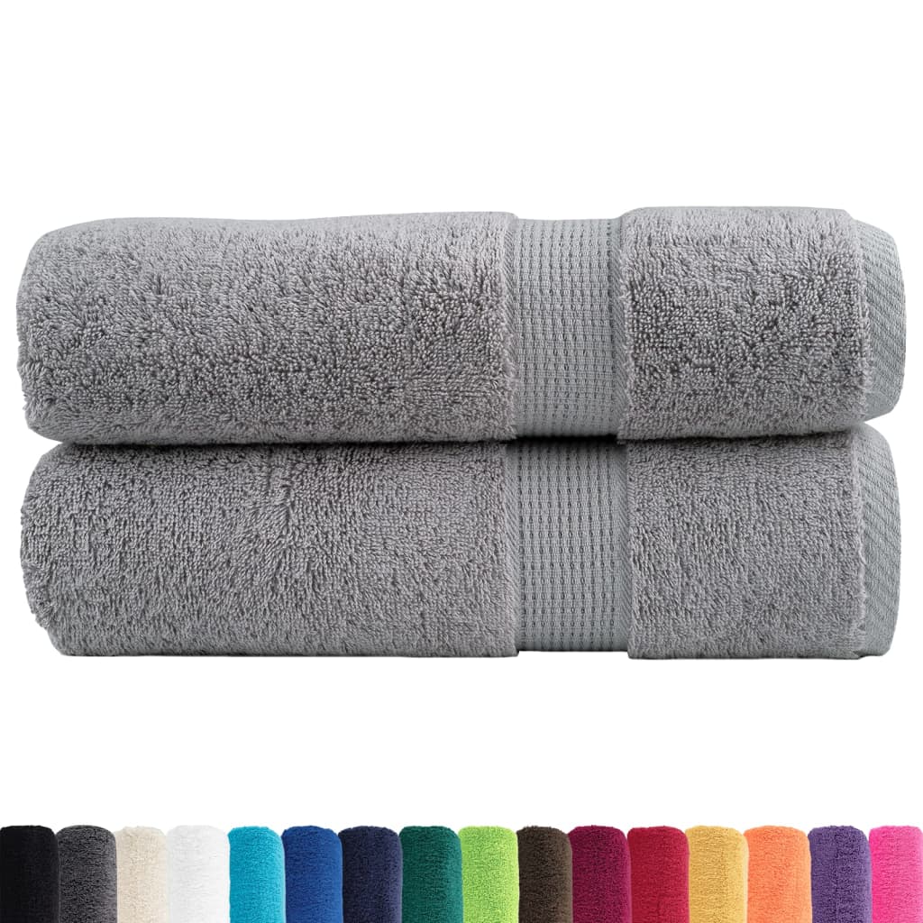 2 x Premium Duschtücher - Badehandtuch - Strandtuch - Handtuch - 100% Baumwolle