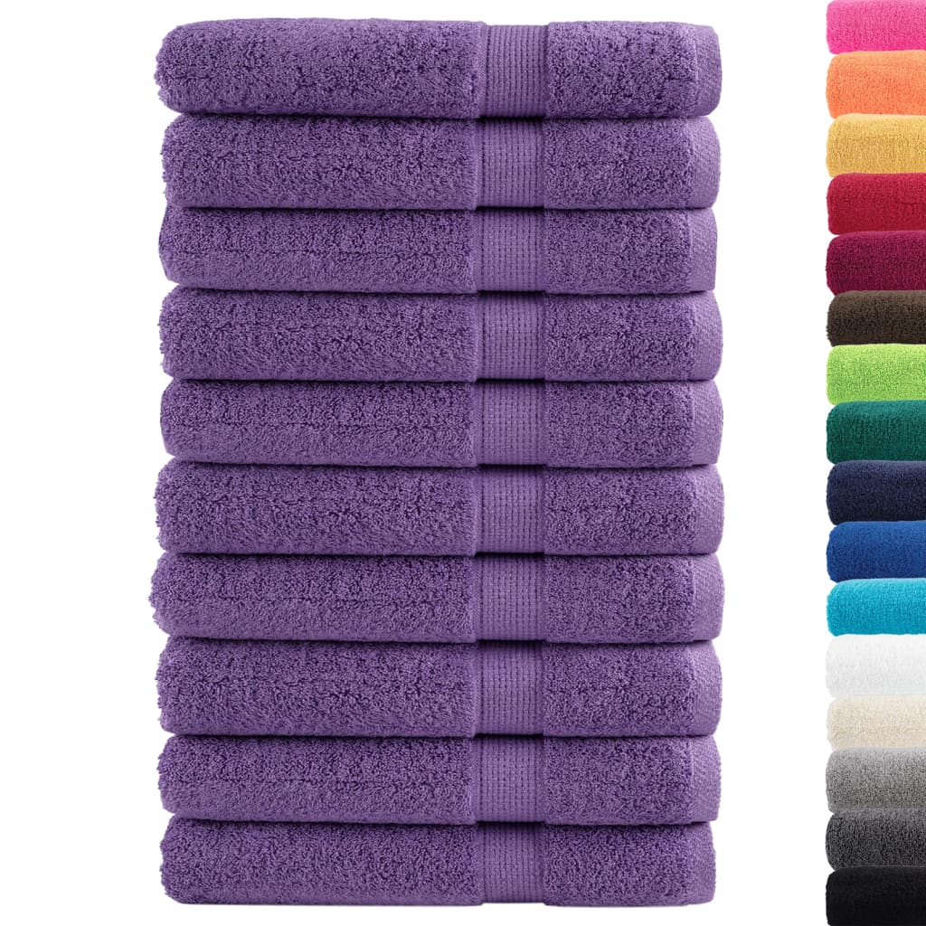 10er Set Saunatücher - Duschhandtuch - Badehandtuch - Strandtuch - Baumwolle