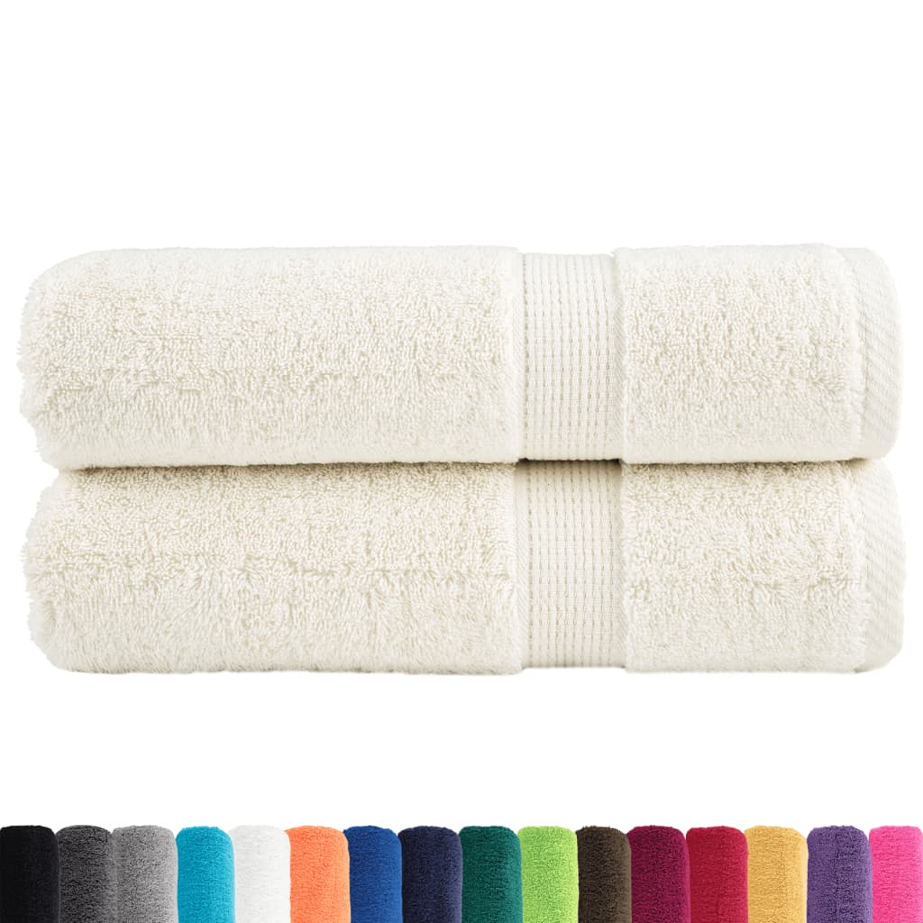 2 x Premium Duschtuch - Badehandtuch - Strandtuch - Handtuch - 100% Baumwolle