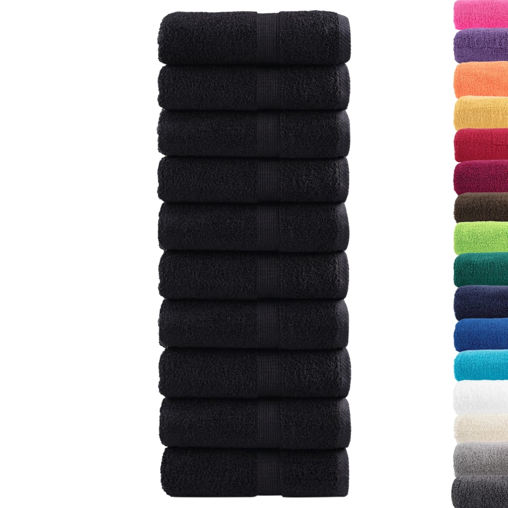 10 x Premium-Gästetuch - Handtuch - Gästehandtuch - Gesichtstuch - Baumwolle