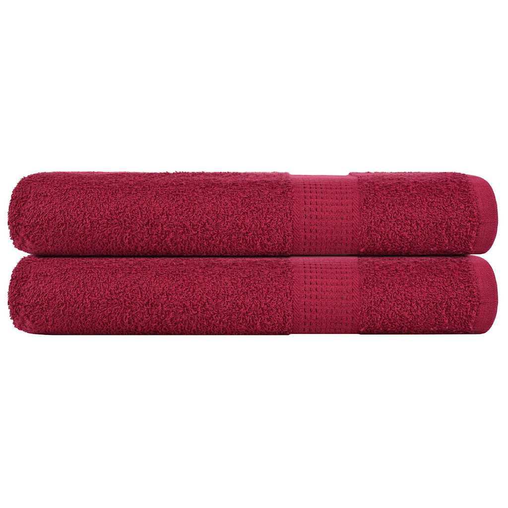 2er-Pack Saunatücher - Handtuch - Badetuch - Saunatuch - Strandtuch - Baumwolle