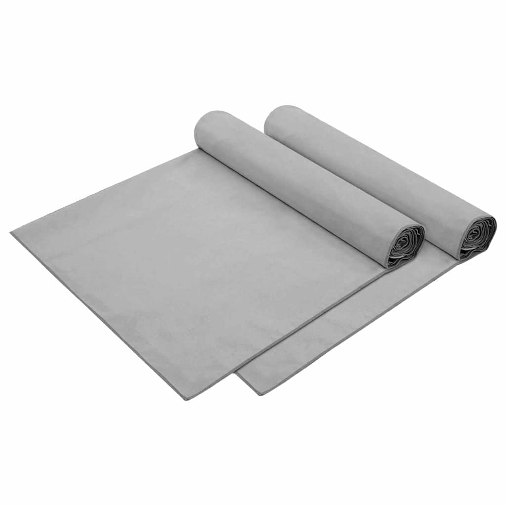 2 x Sonnenliege-Handtuch - Unterlage - Liegenbezug - Schonbezug - Handytasche