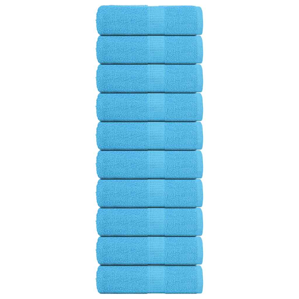 10er-Set Waschlappen - Waschtücher - Gesichtstücher - Handtuch - 100% Baumwolle