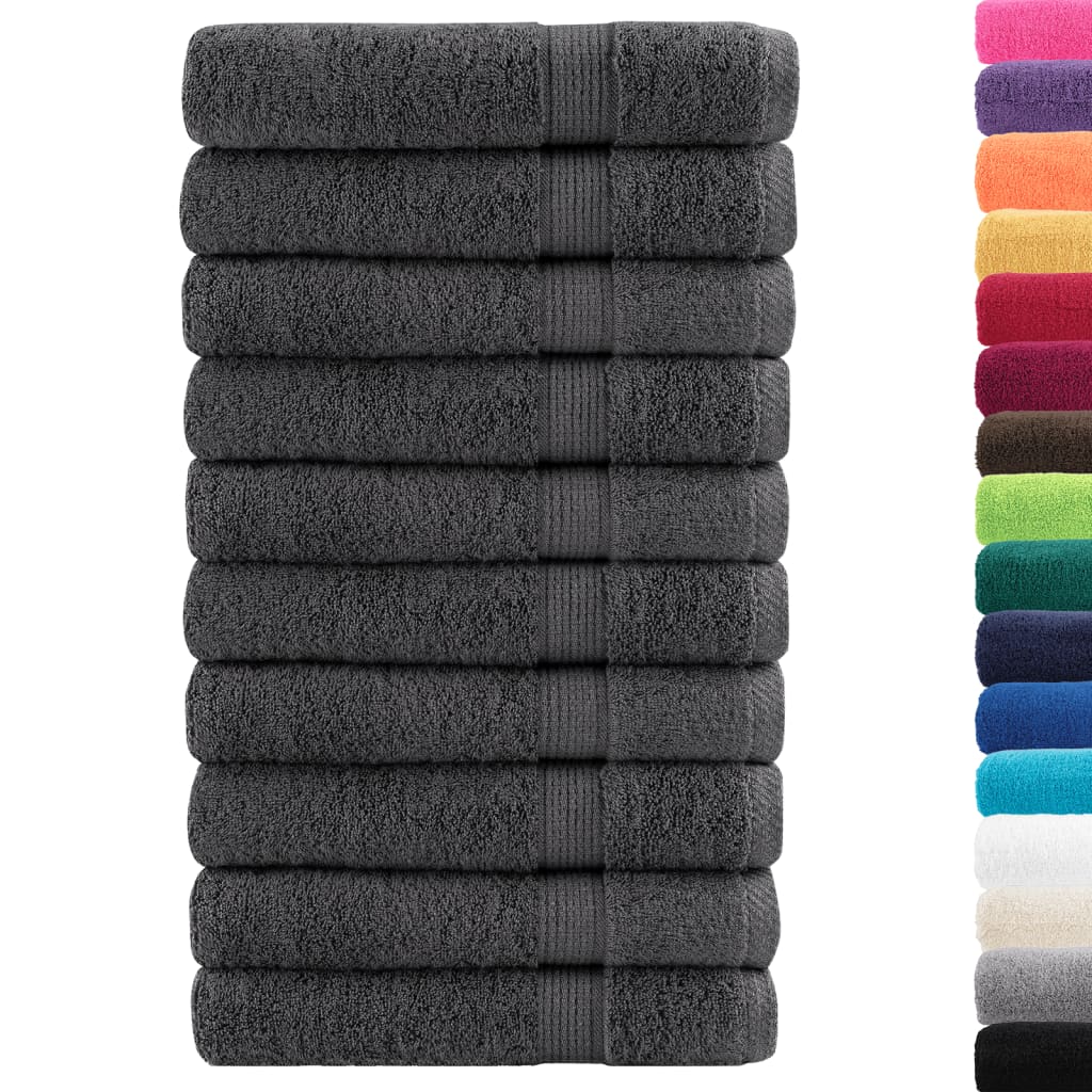 10 x Premium Saunatuch - Badehandtuch - Strandtuch - Duschtuch - 100% Baumwolle