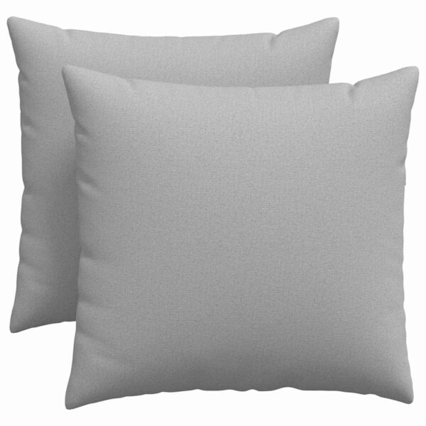 Dekorative Sofakissen im 2er Set mit glattem Stoff und modernem Design 50 x 50cm