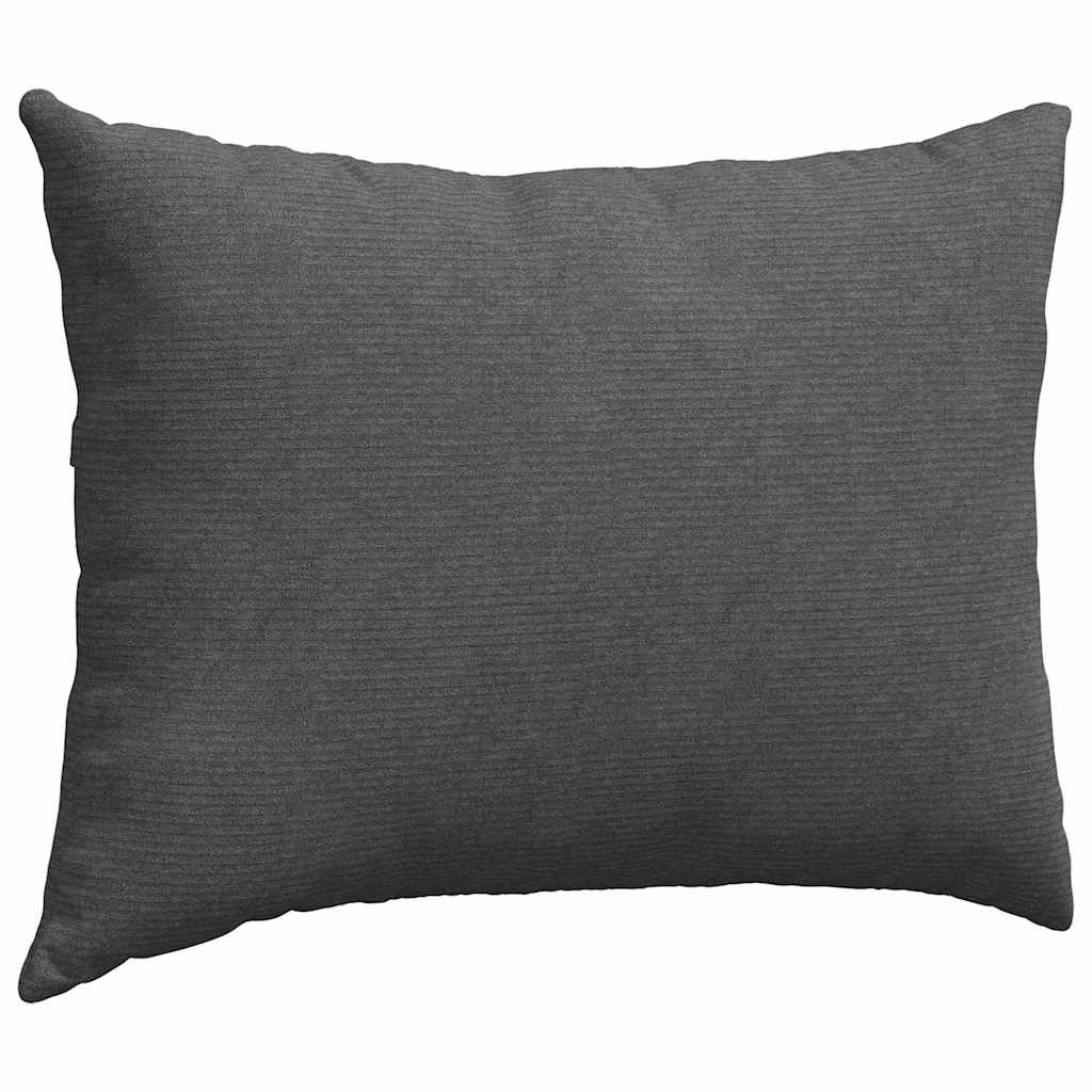 Moderne Cord Zierkissen im Set für Sofa und Bett mit Reißverschluss 70 x 50 cm