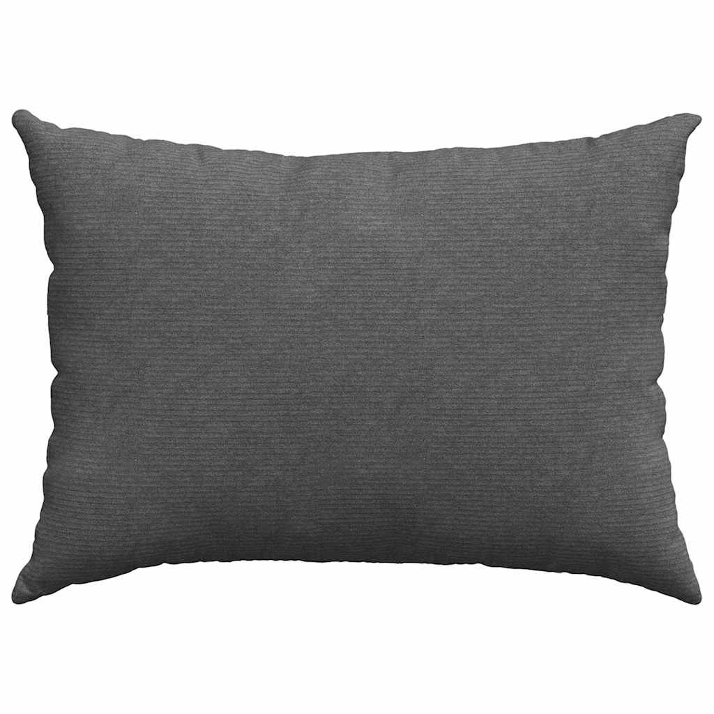 Moderne Cord Zierkissen im Set für Sofa und Bett mit Reißverschluss 70 x 50 cm