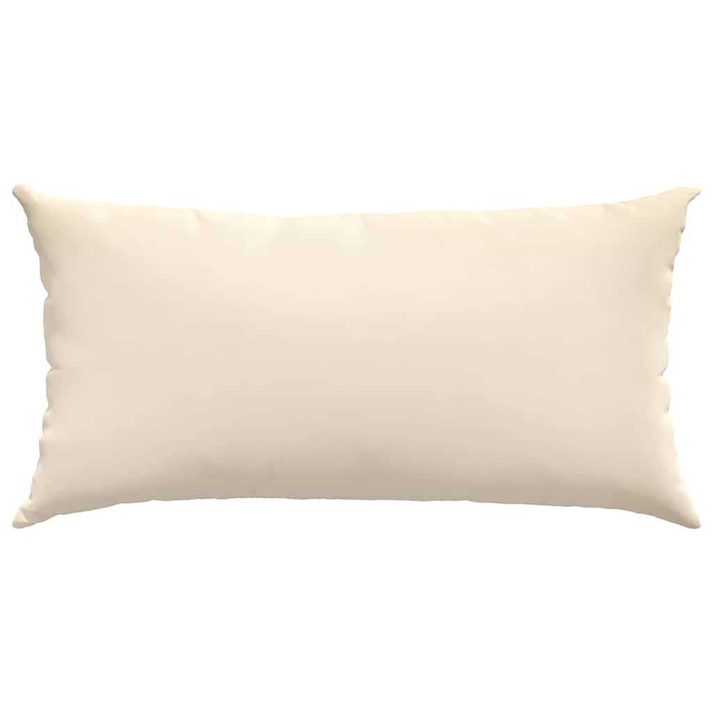 Mega-Shop XL Dekorative Sofakissen im 2er Set mit Stoffbezug und Füllung 80x40cm