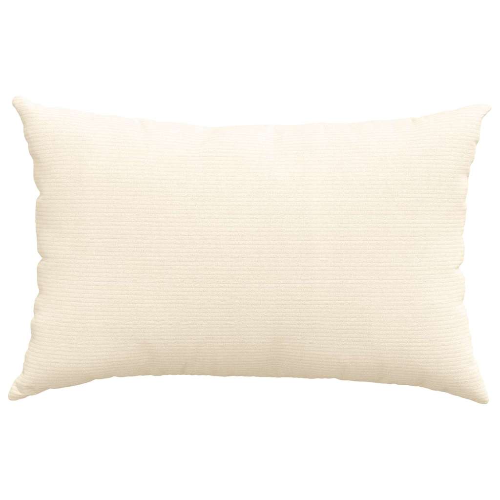 Cord Sofakissen im 2er Set mit weicher Füllung und abnehmbaren Bezügen 60 x 40cm