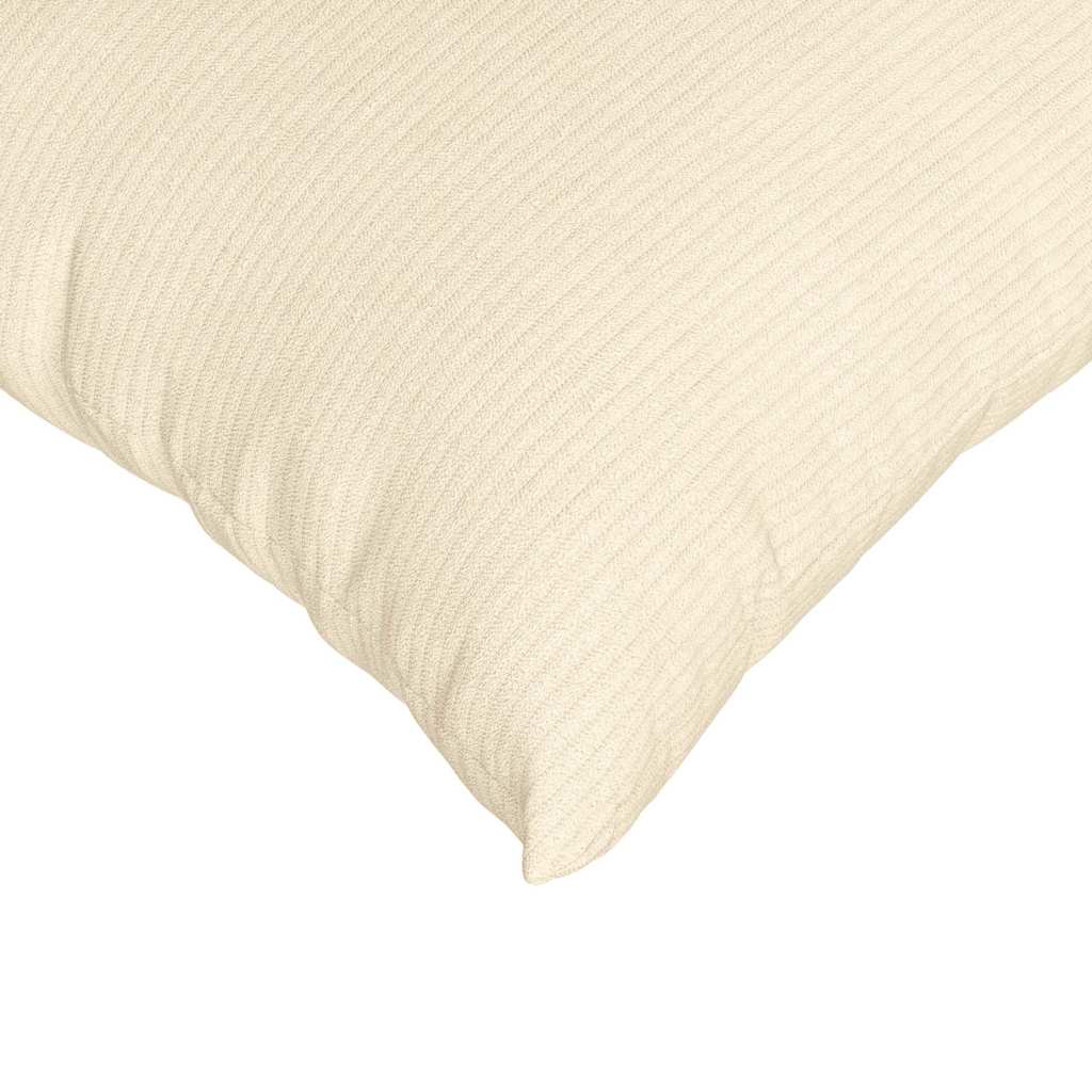 Cord Sofakissen im 2er Set mit weicher Füllung und abnehmbaren Bezügen 60 x 40cm