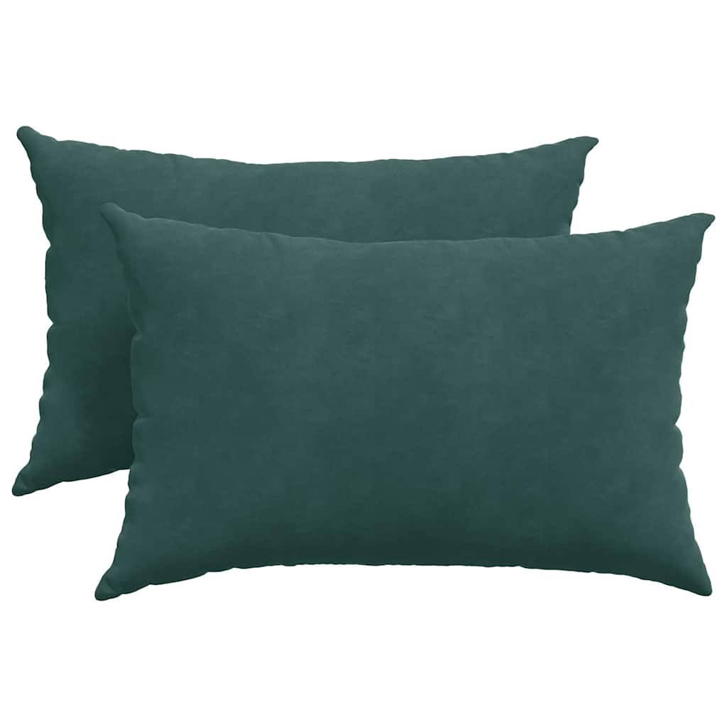 Mega-Shop XL Moderne Sofakissen im 2er Set mit weichem Cordstoff 60 x 40 cm