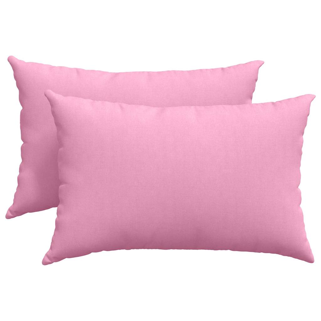 NEUHEIT: Dekorative Sofakissen im 2er Set mit modernem Stoffdesign 60 x 40 cm